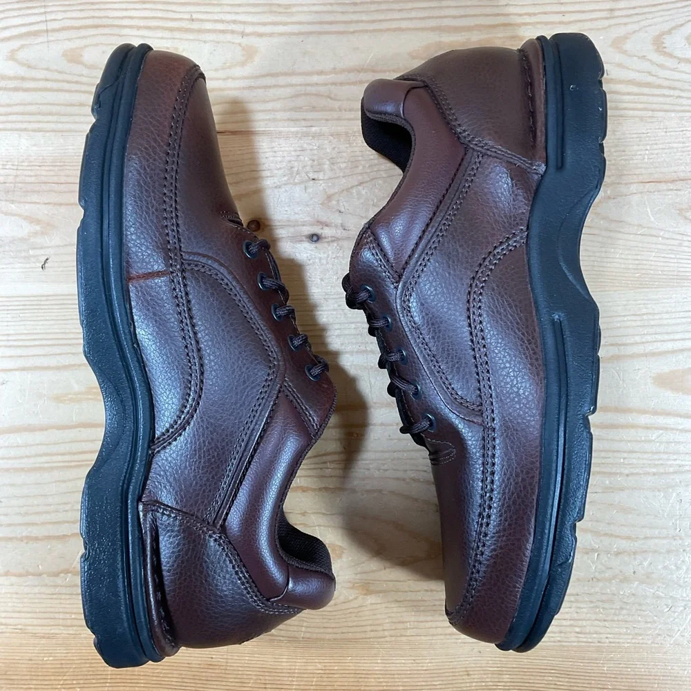 NWOB Rockport Ridgefield Eureka Walking Shoes Men’s 11.5 M Brown Leather K71201